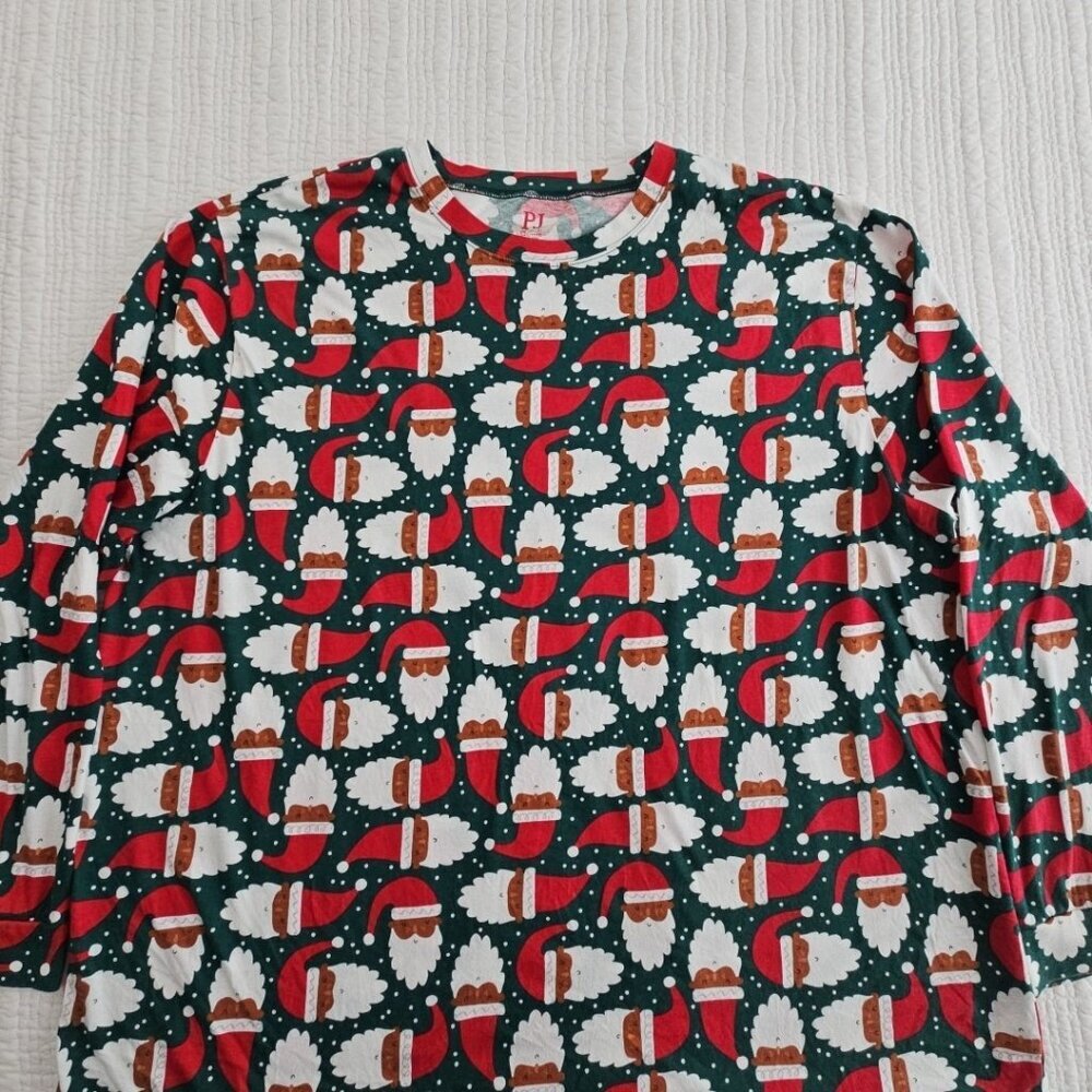 PJ Place Unisex Christmas Santa 100% Cotton Top Pajama‎ Size XXXL Comfort NWOT - Picture 3 of 16